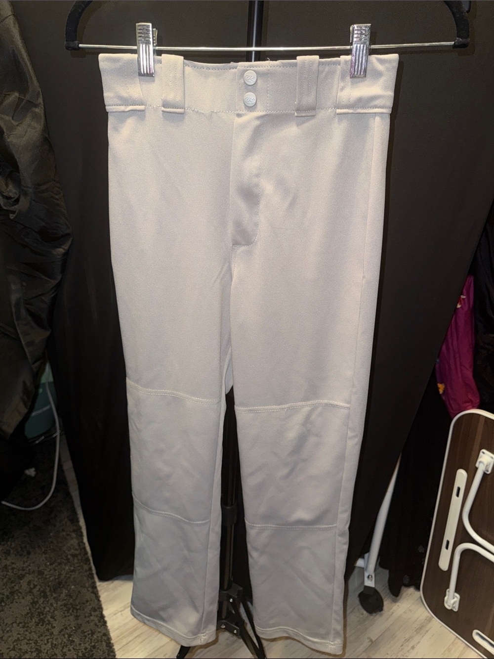 Rawlings Men's Light Gray Cargo Baseball Pants